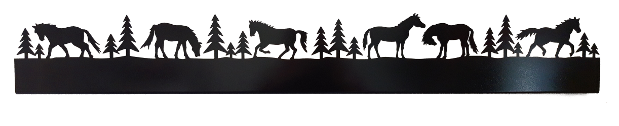 Aluminiunnoirfrisecheval